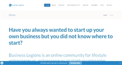 Desktop Screenshot of businesslegions.com